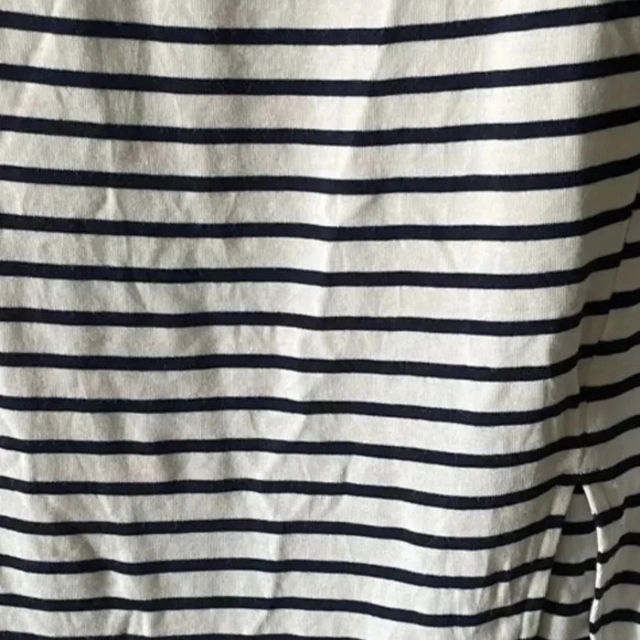 Lovers + Friends Rising Sun Dress in Navy Stripe Off The Shoulders Size Small S - Picture 6 of 9